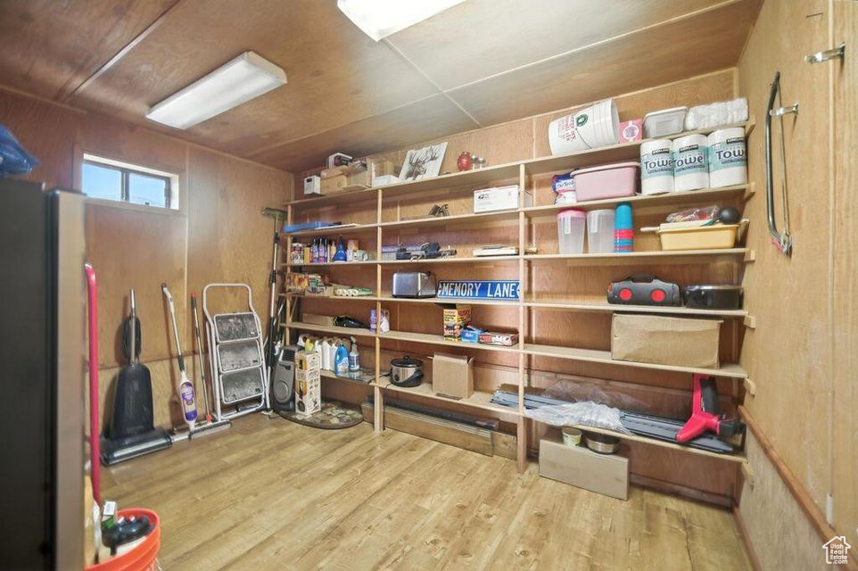 View of storage area