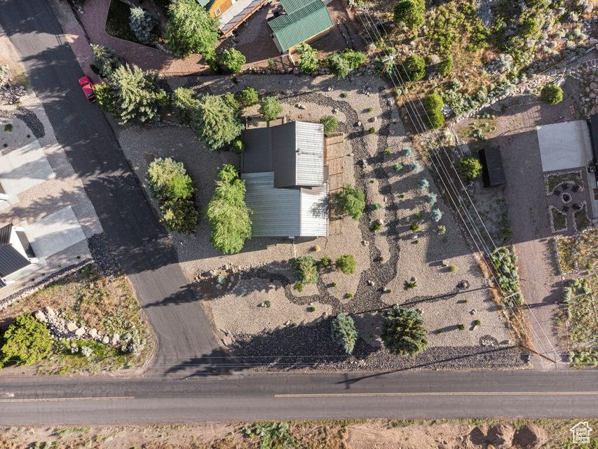 Aerial view of property's location