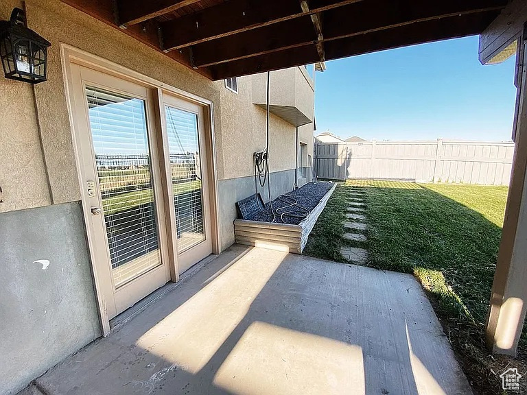 View of patio