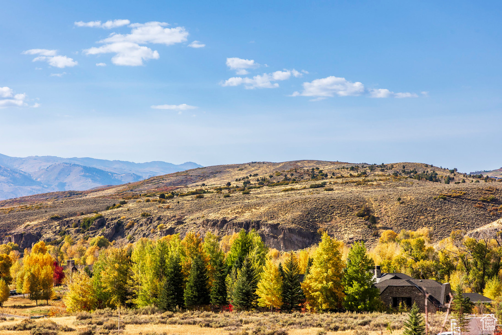 View of mountain backdrop