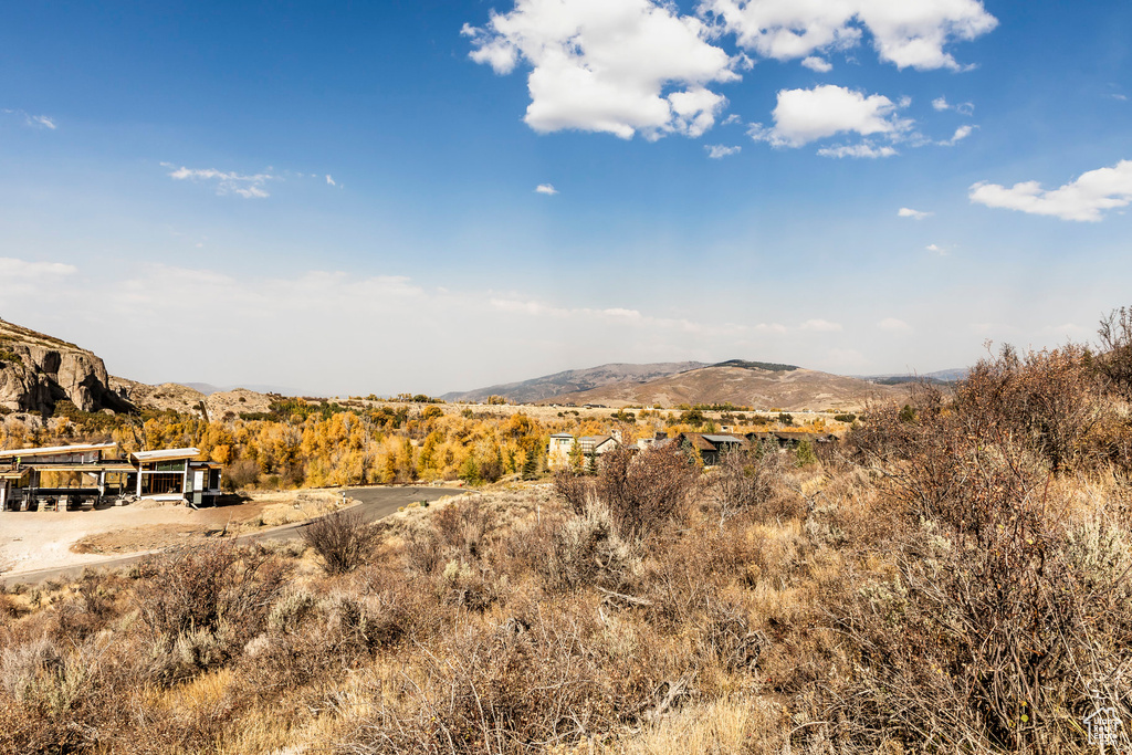 View of mountain backdrop