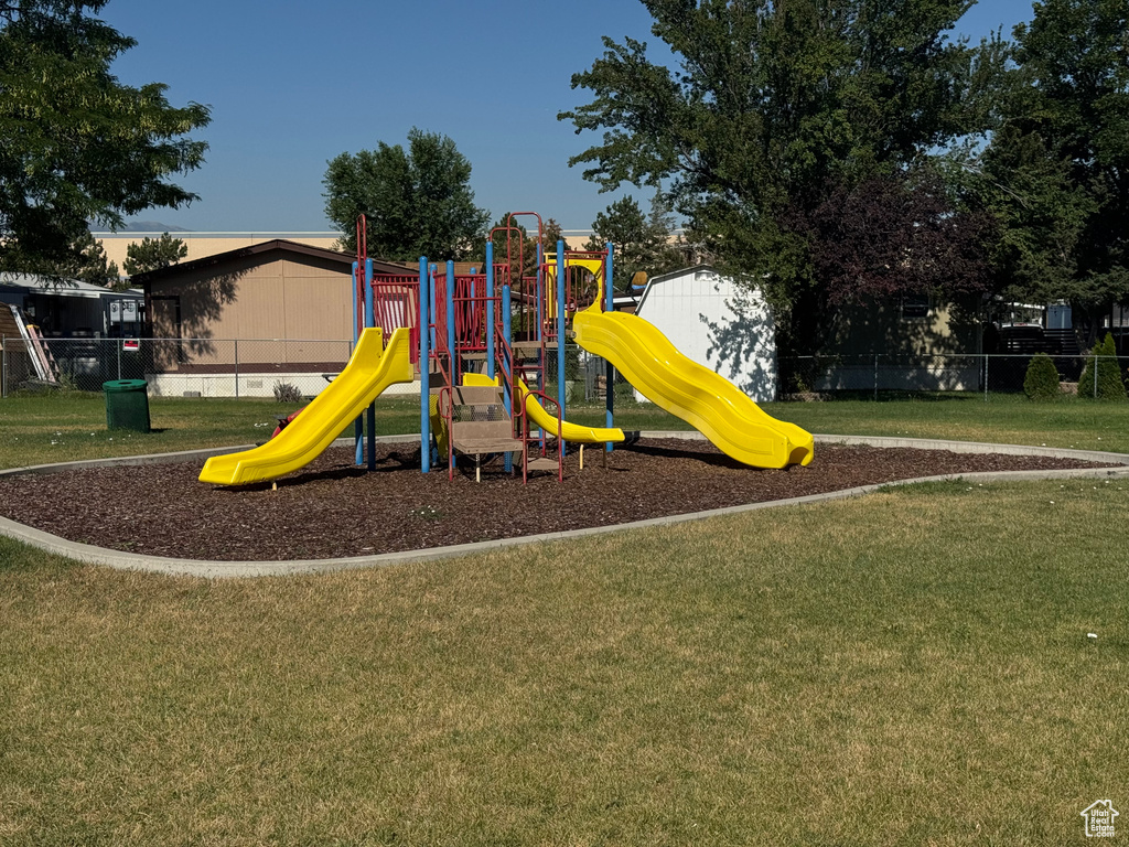 View of community playground