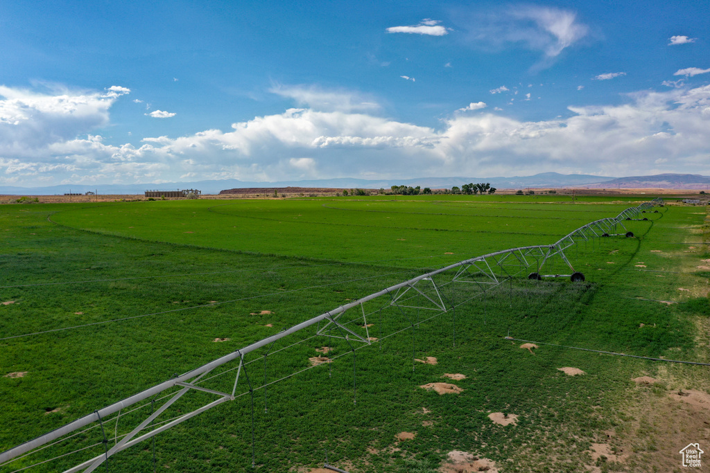 View of yard featuring a view of rural / pastoral area and an area for sports
