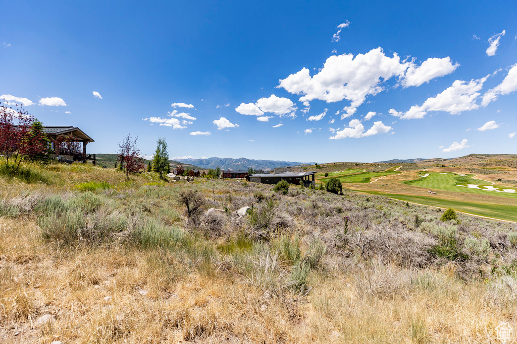 View of mountain backdrop