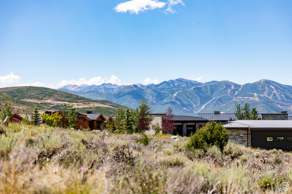 View of mountain backdrop