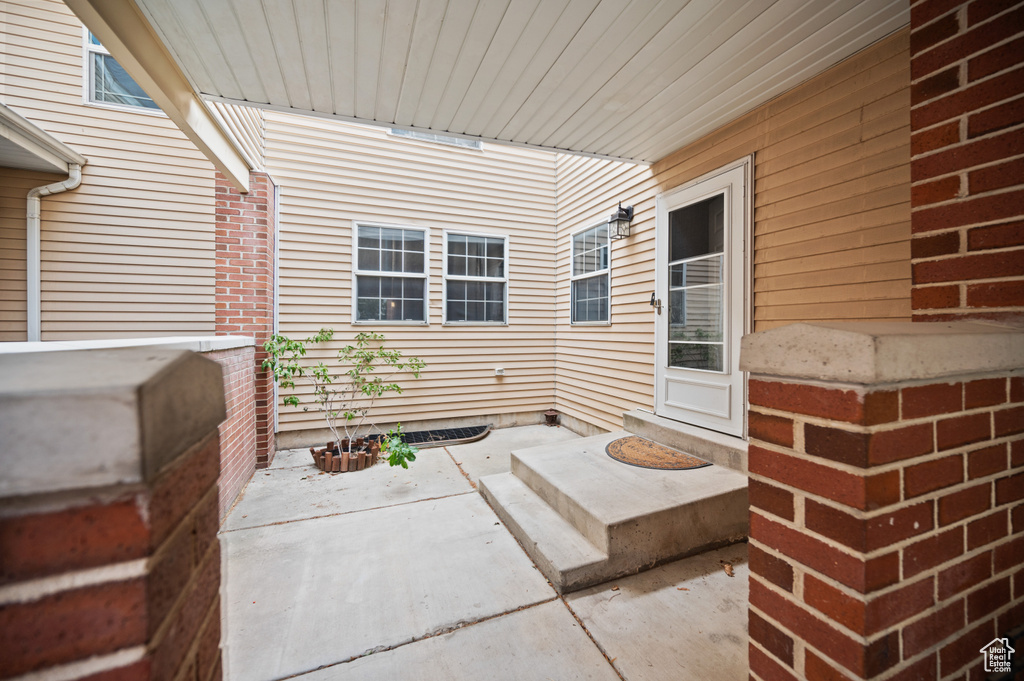 View of patio