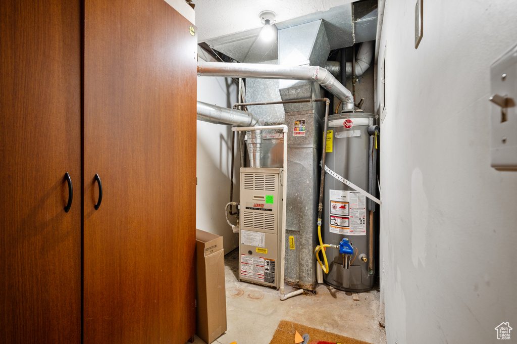 Utilities with secured water heater