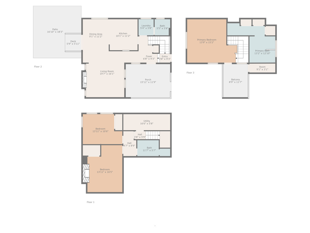 View of floor plan / room layout