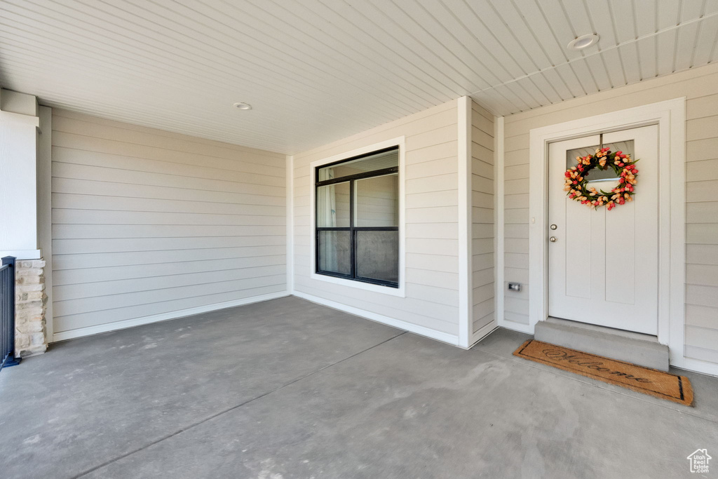 Doorway to property