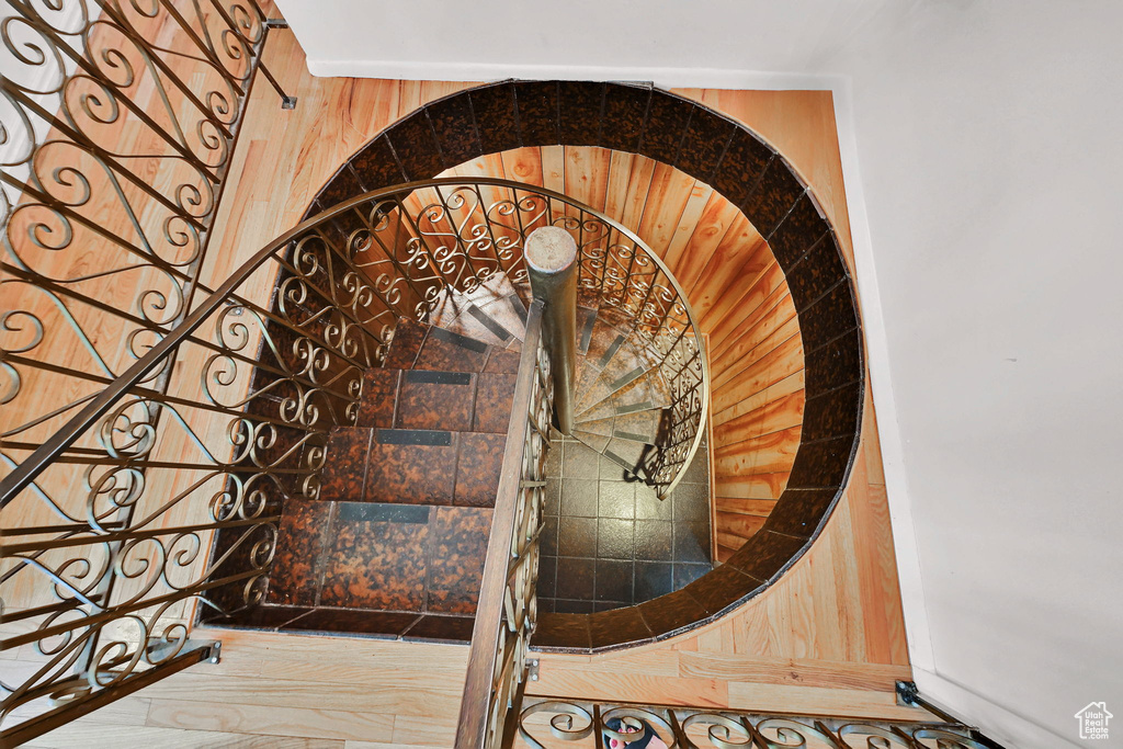 View of stairway