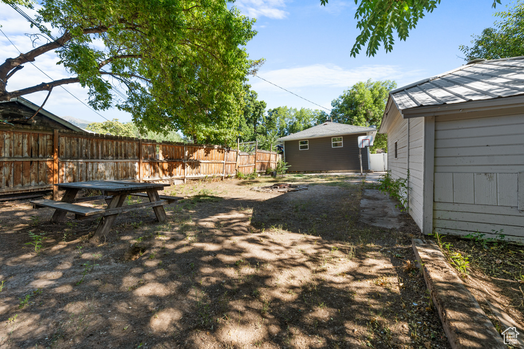 View of yard