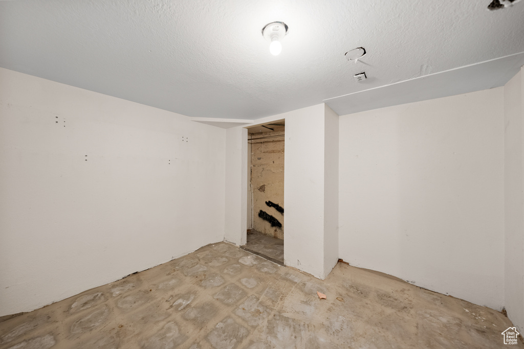 View of finished below grade area