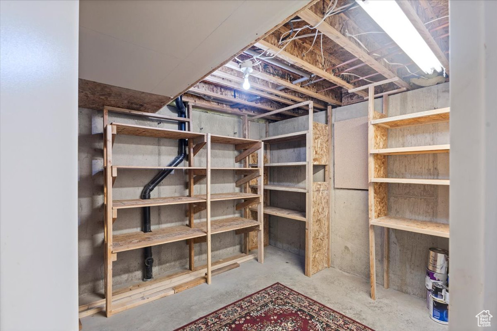 View of storage room