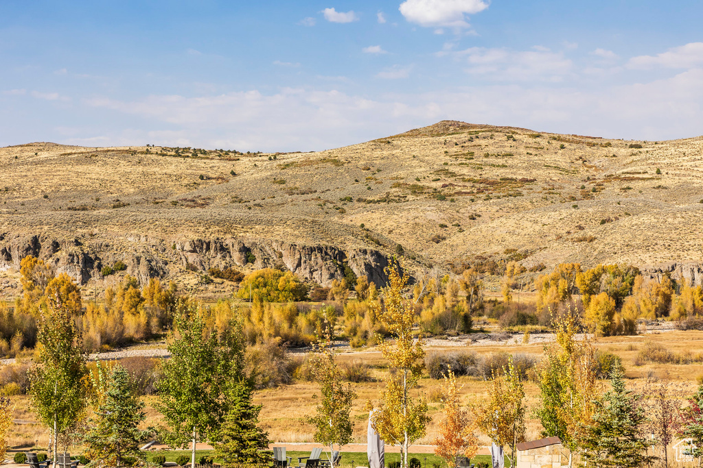 View of mountain backdrop