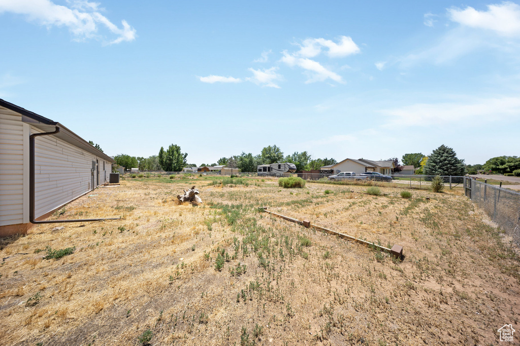 View of yard with a view of rural / pastoral area