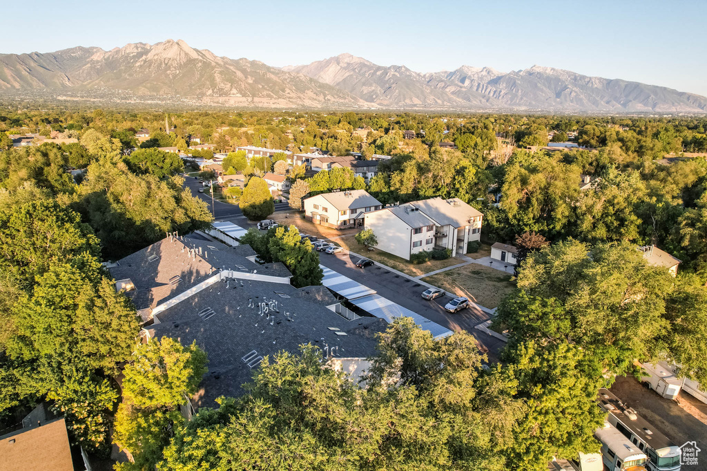 Drone / aerial view of mountains