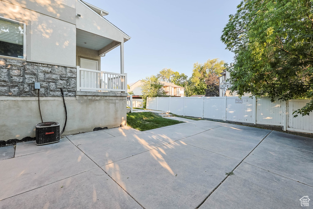 View of patio