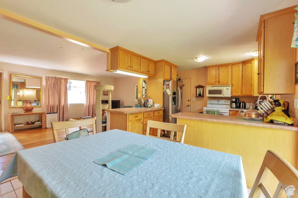 View of dining room