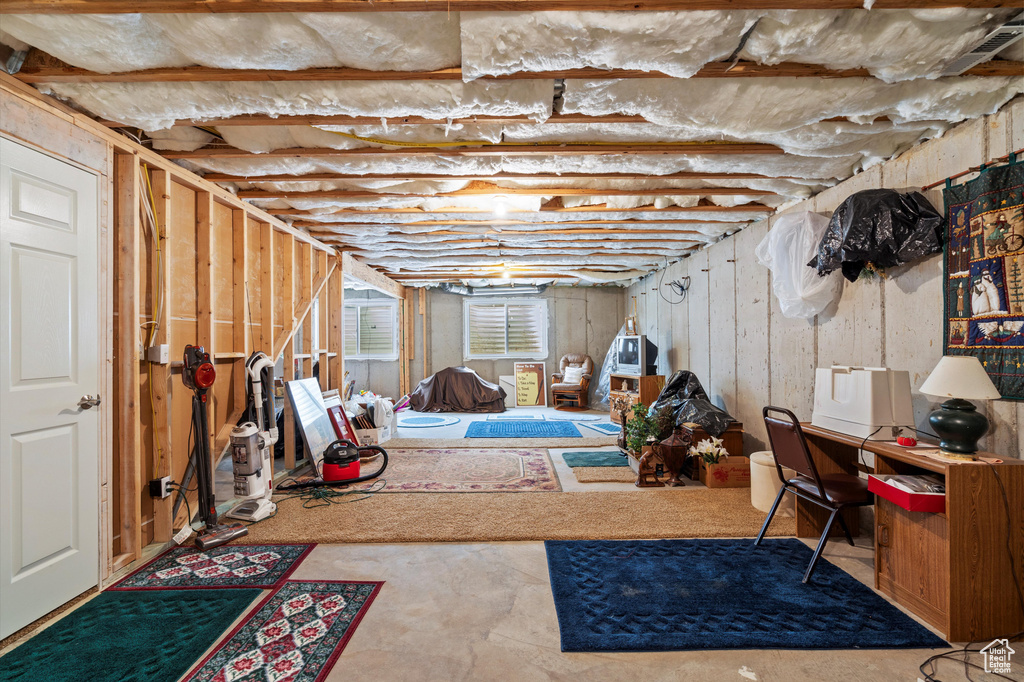 View of basement