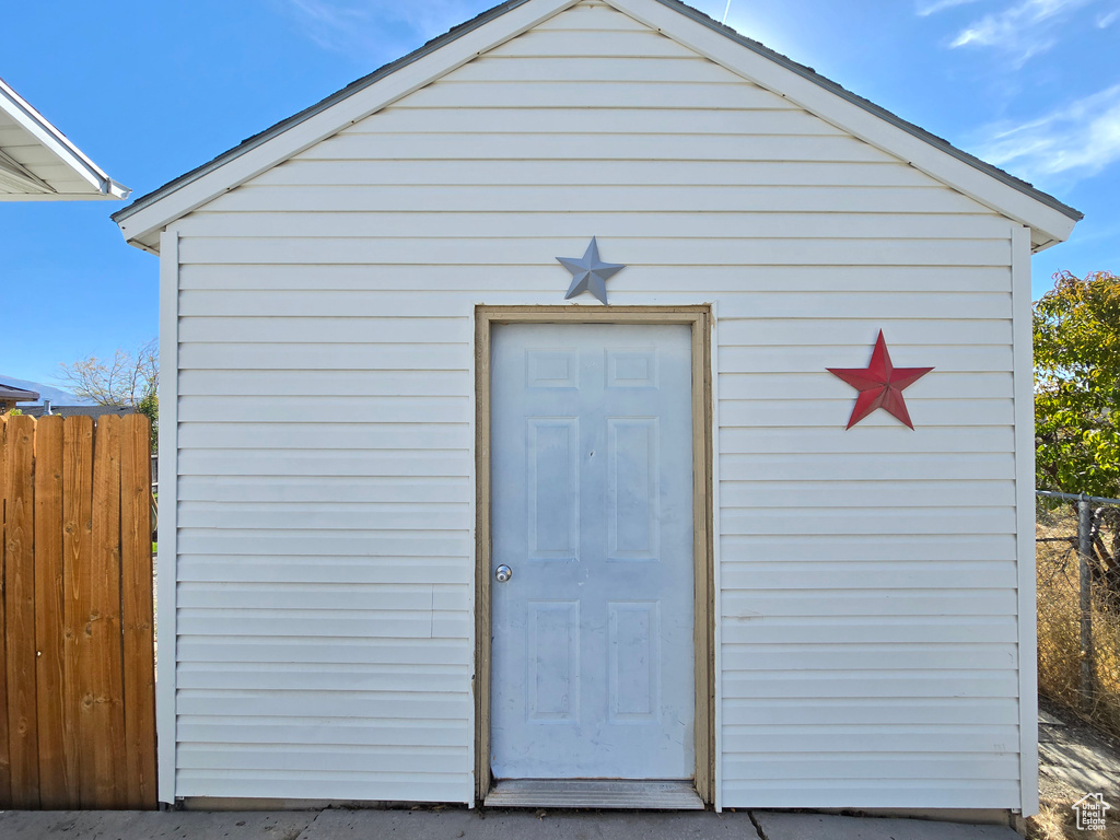 View of shed