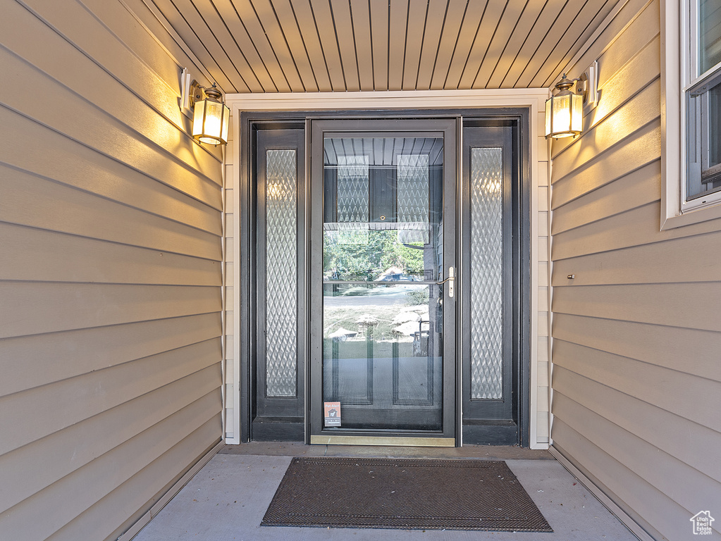 Entrance to property