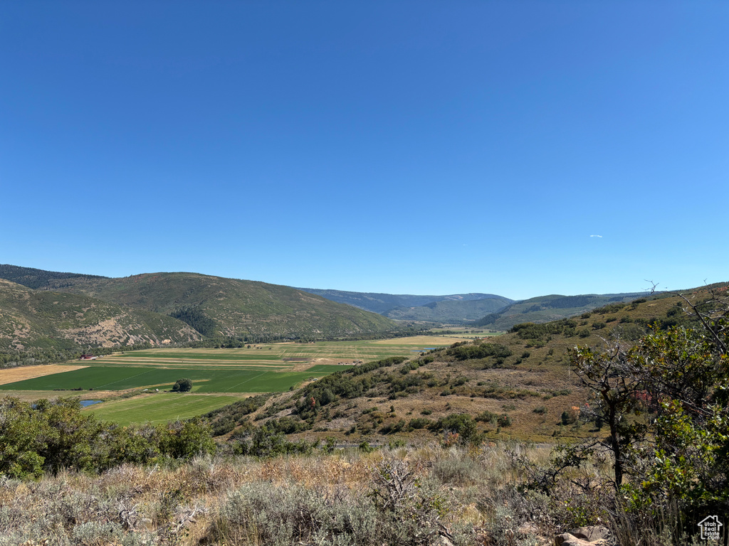 View of mountain background