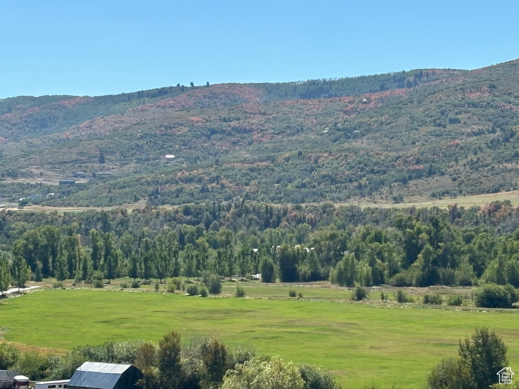 View of mountain backdrop