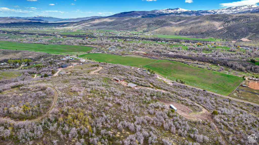 View of mountain backdrop