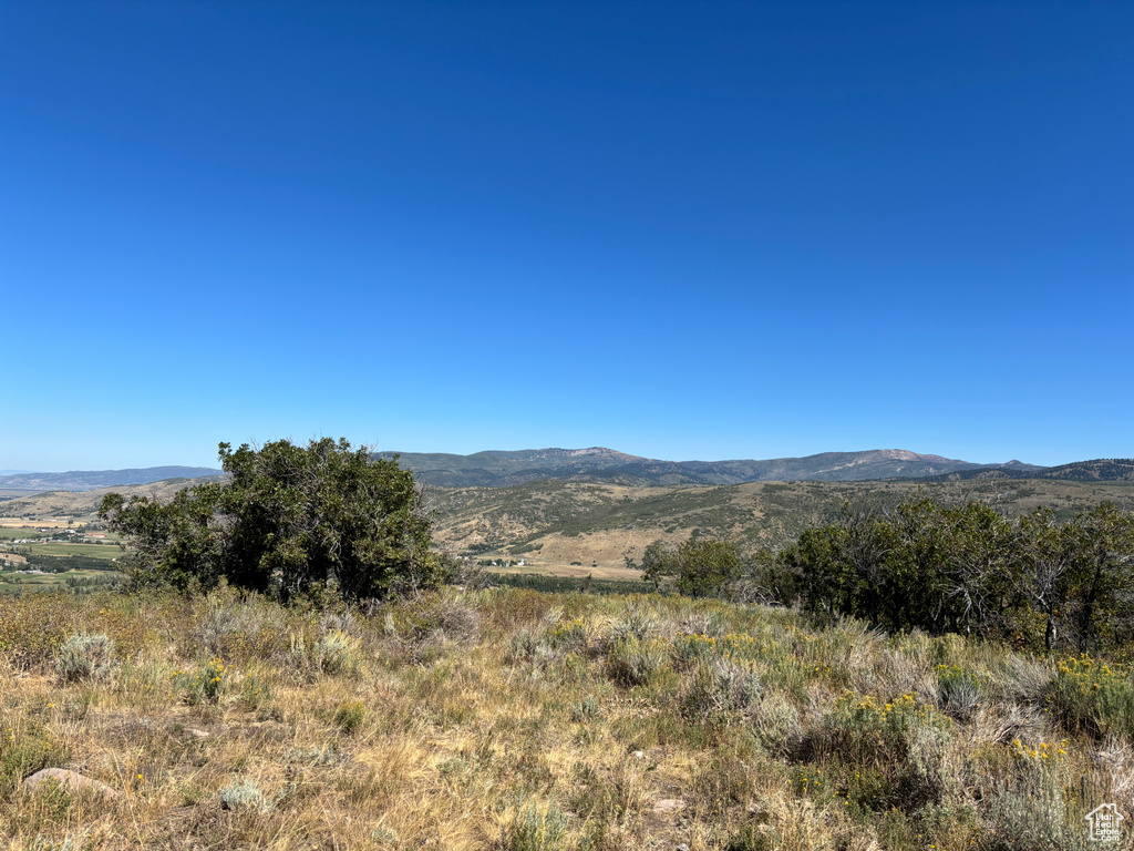 View of mountain backdrop