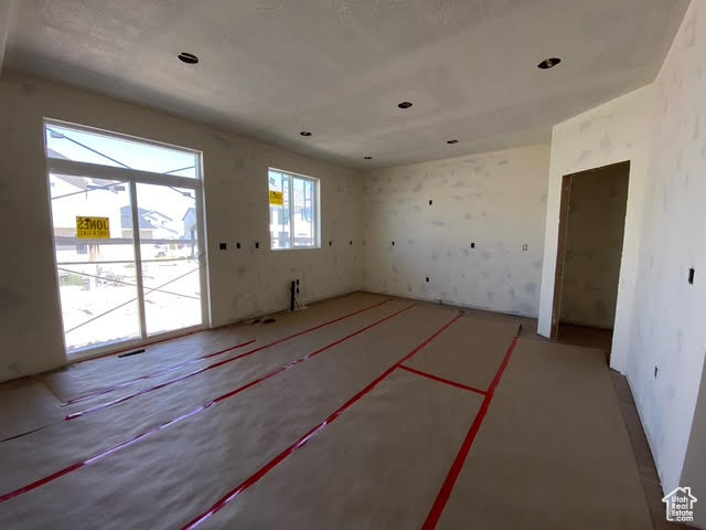 View of unfurnished living room