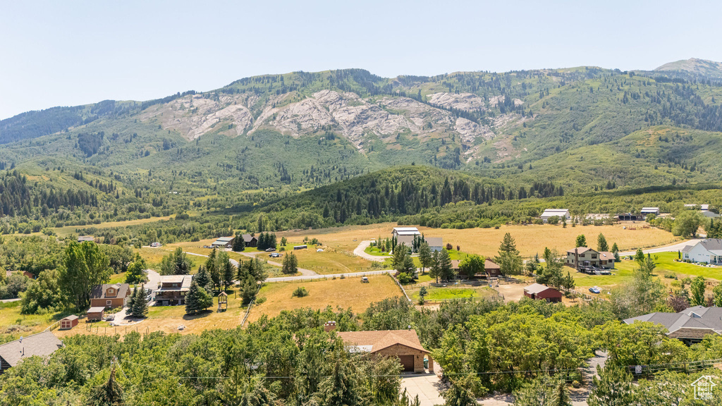 View of mountain background