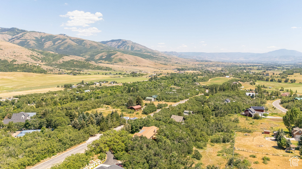 Bird's eye view of mountains