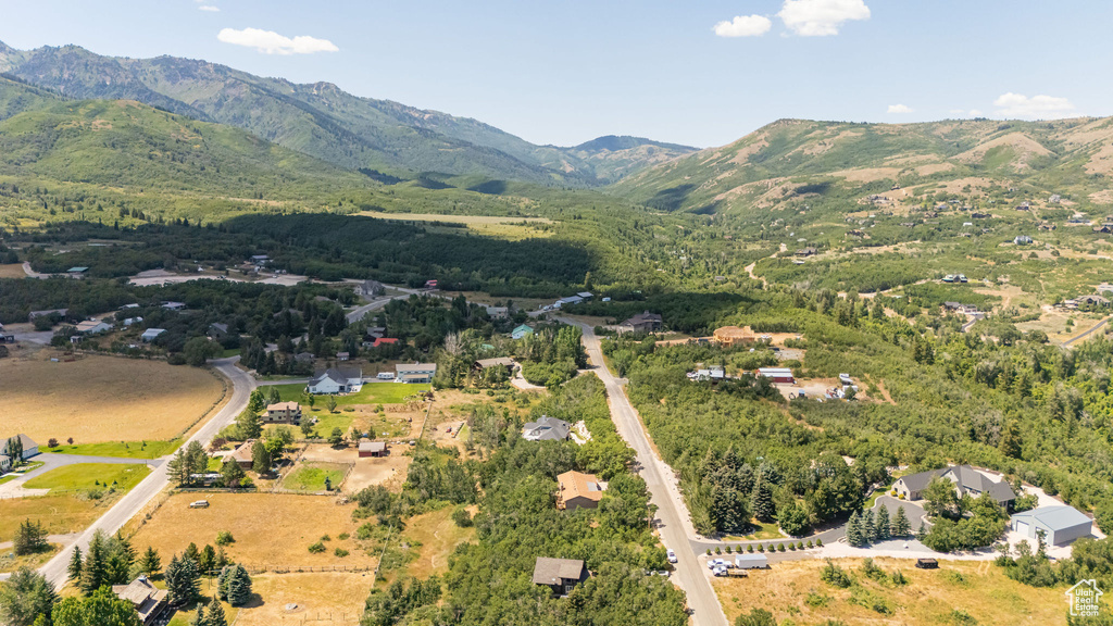 Drone / aerial view of mountains