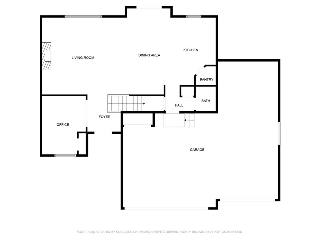 View of floor plan / room layout