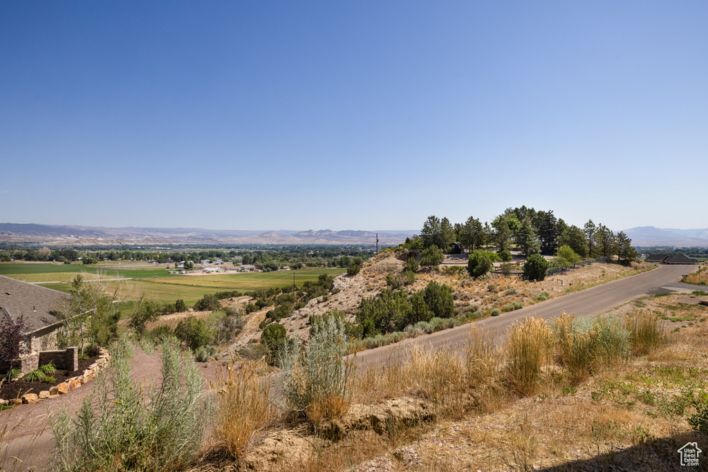 View of mountain background
