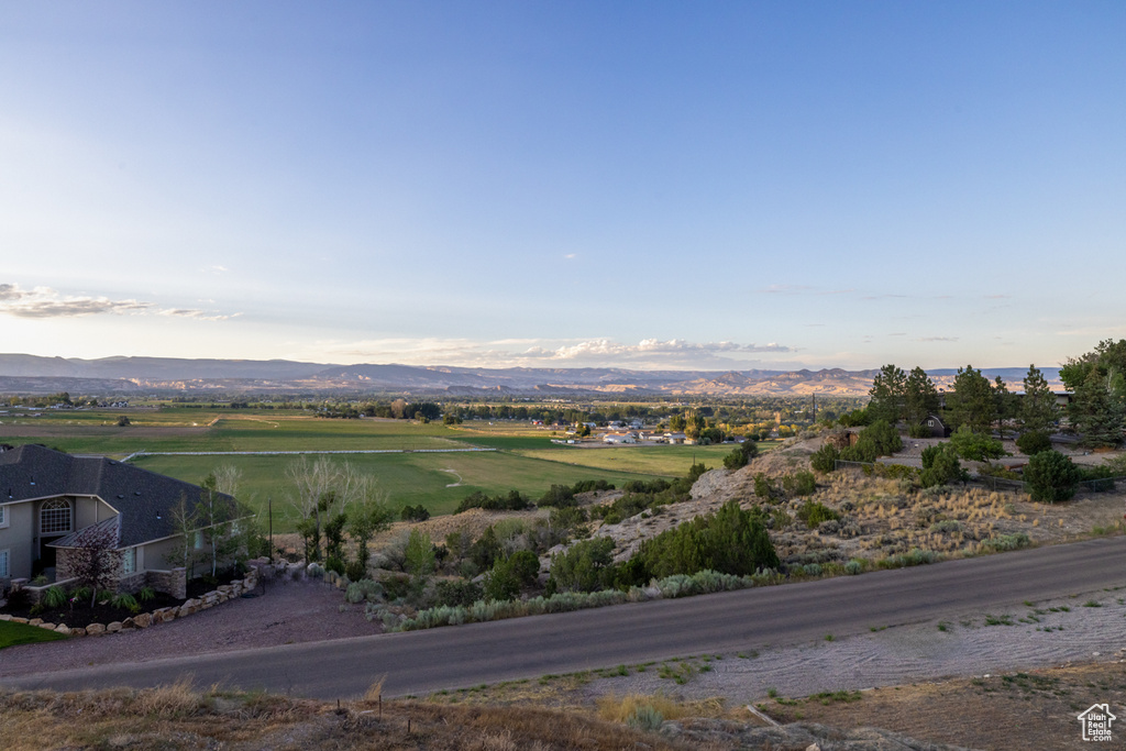 View of mountain background