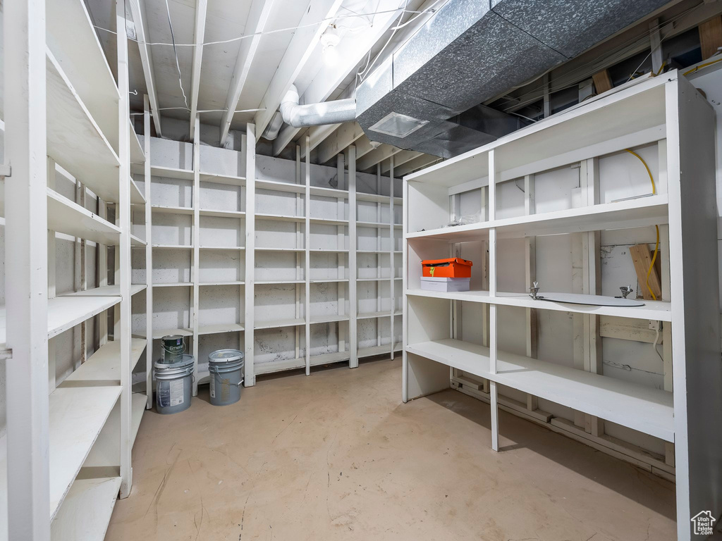 View of storage area