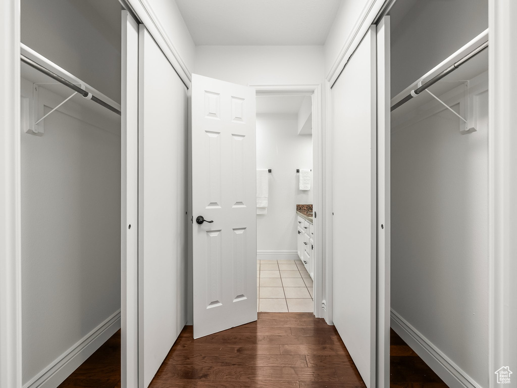 View of closet