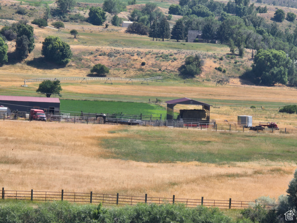 View of rural area with a pastoral area