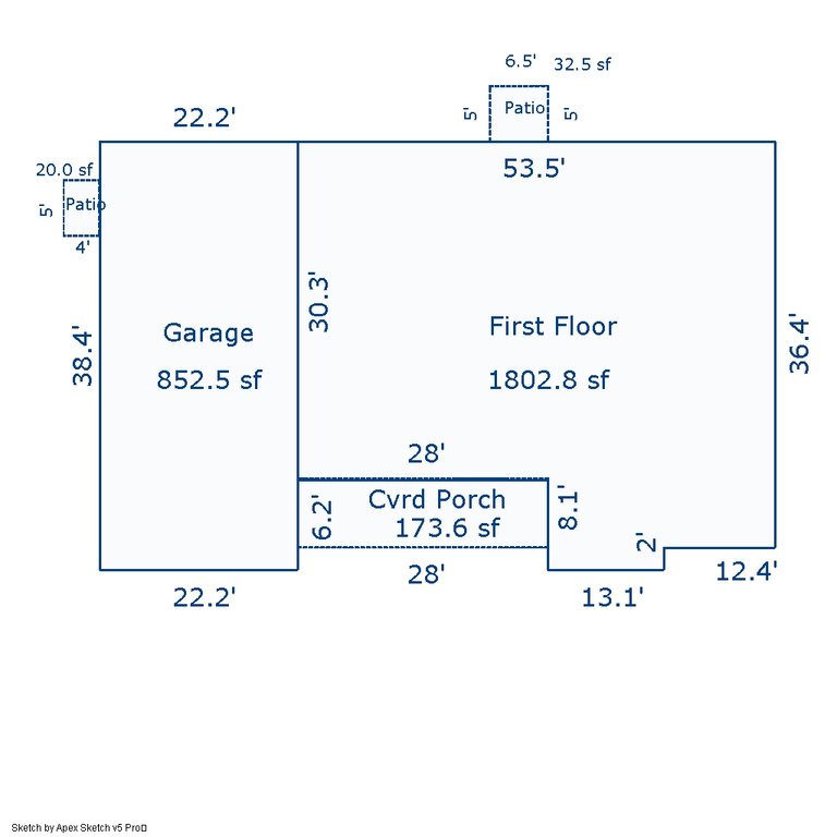 View of home floor plan