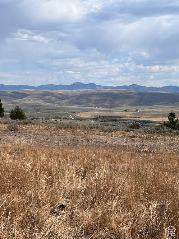Mountain view featuring rural landscape