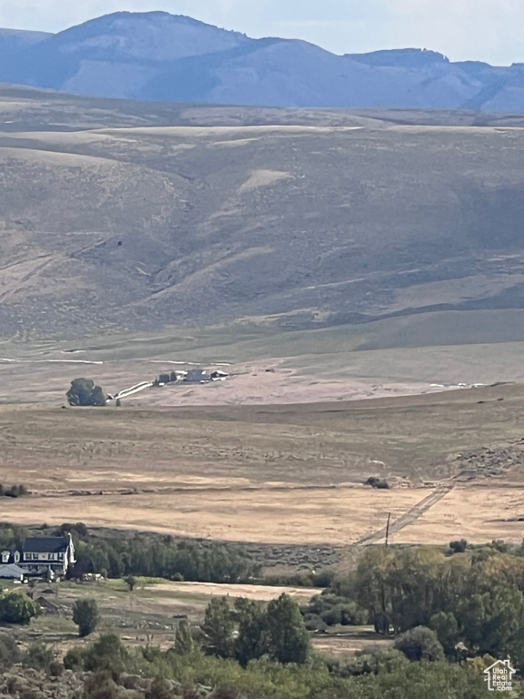 View of mountain background