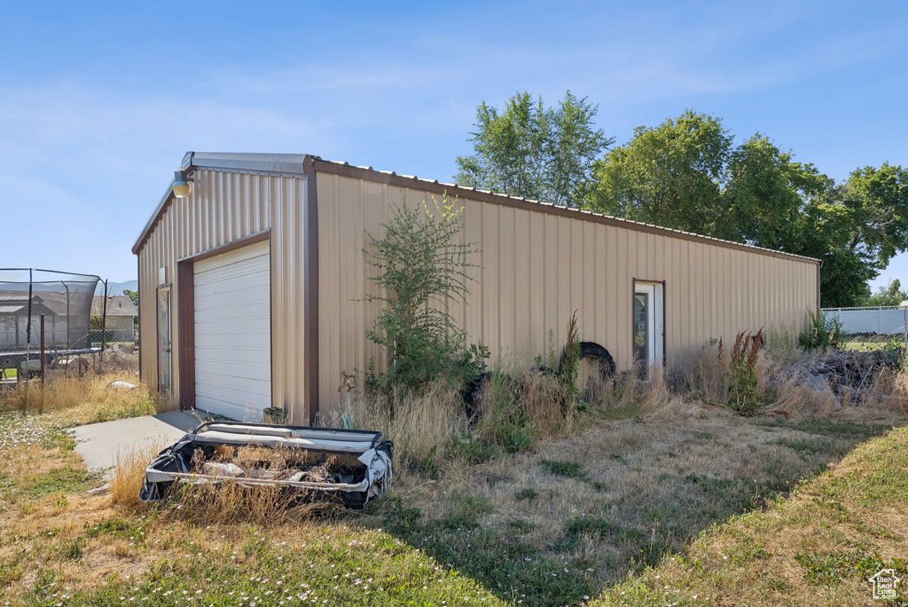 View of outdoor structure