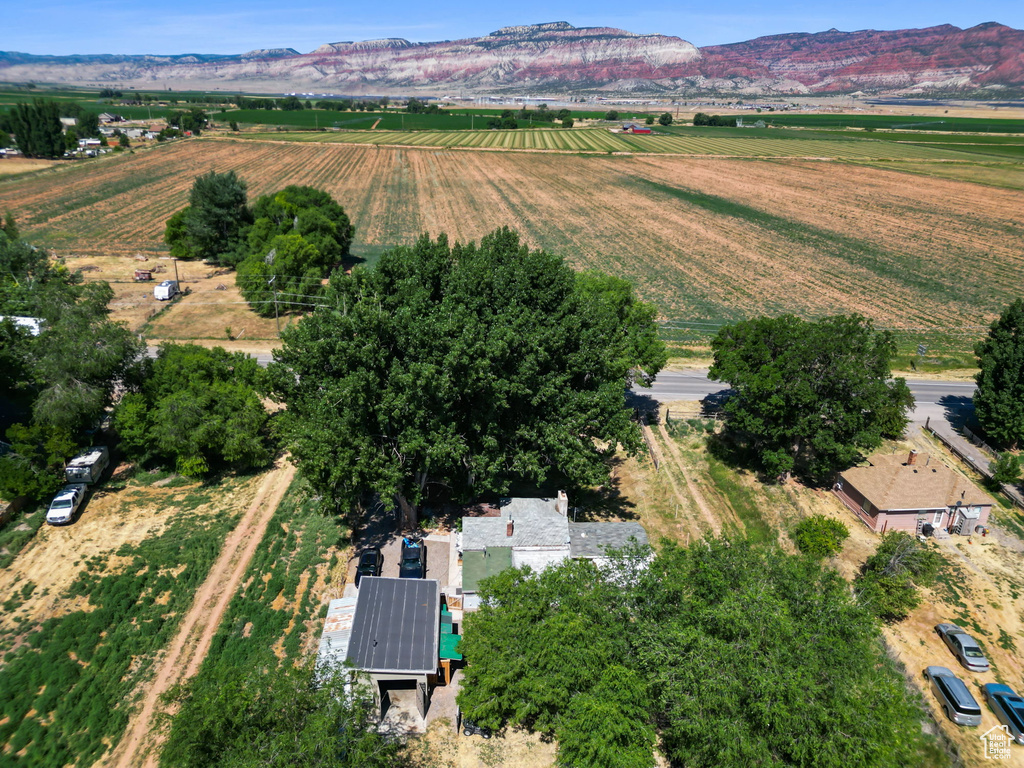 View of property location featuring rural landscape and a mountain backdrop