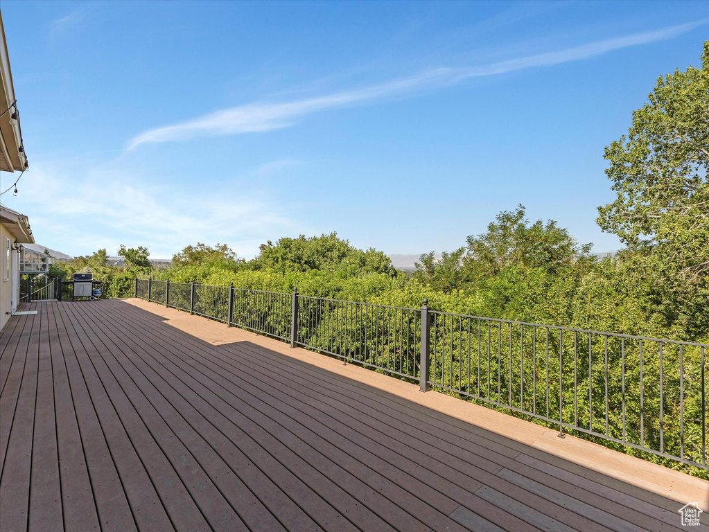 View of deck
