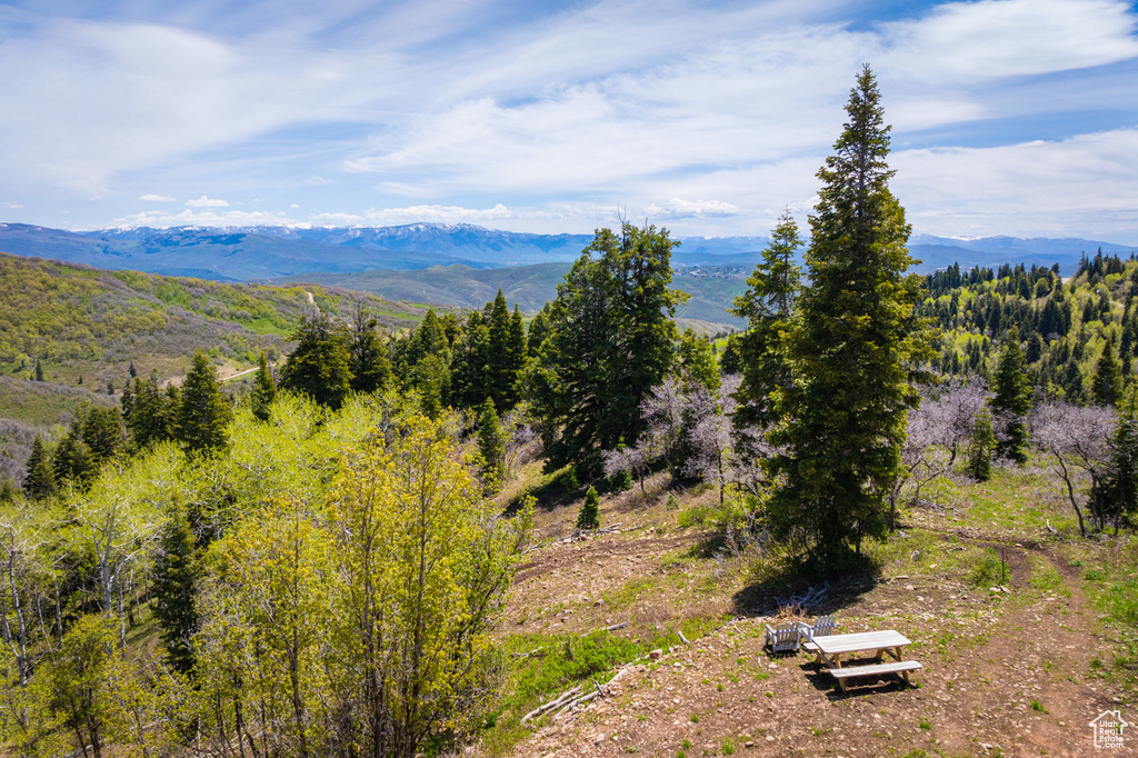 View of mountain backdrop