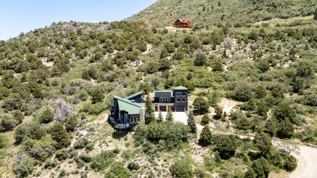 Aerial view of property and surrounding area