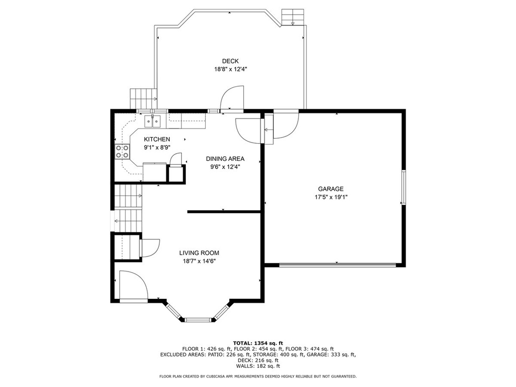 View of room layout