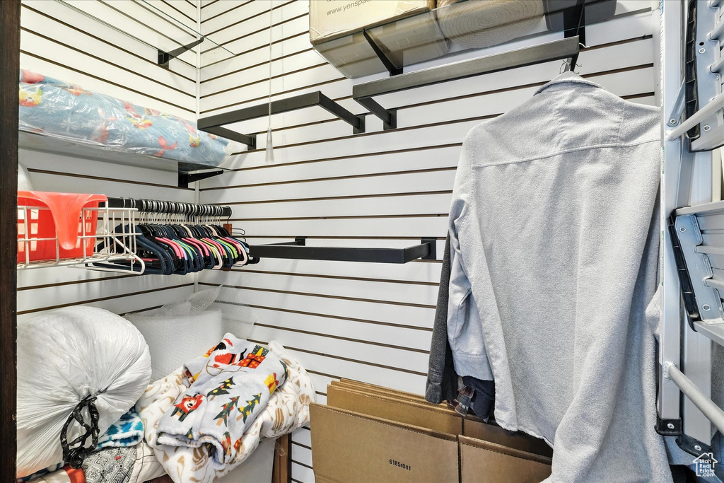View of spacious closet