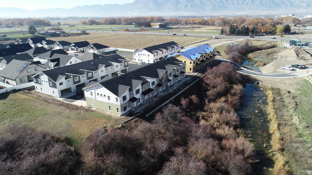 Drone / aerial view of mountains
